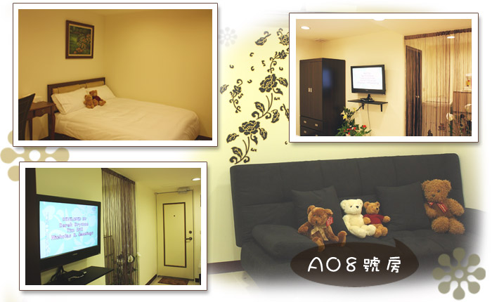 套房A08:租屋費用請來電洽詢